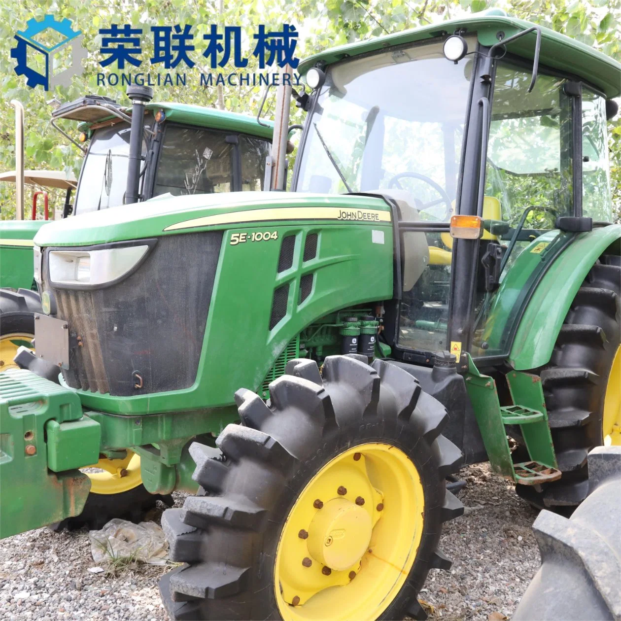 Tractor de ruedas USADO 100hp Granja de Transporte BCS John Deere 5e-1004 Tractor