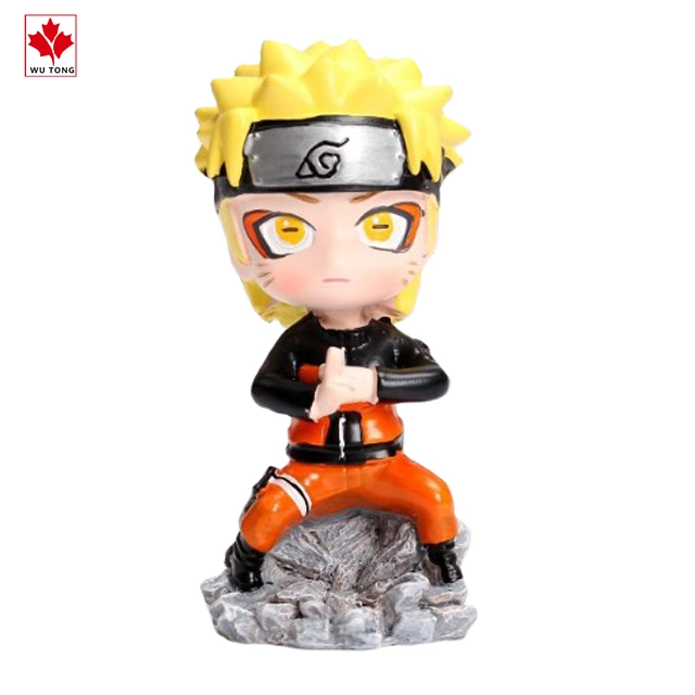 Custom Cartoon Charactor Sculpture Resin Naruto Charactor Figurines Blind Box Gifts