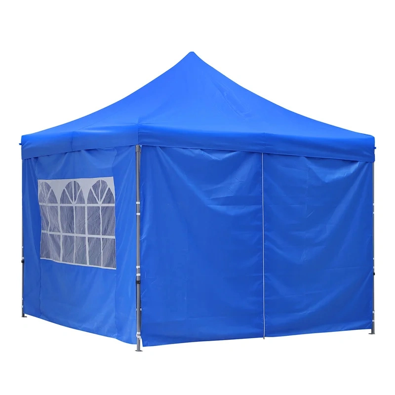 10X10 Pop up Canopy with 4 Removable Sidewalls, Portable Enclosed Instant Tent, Waterproof Outdoor Tent, Beach Sun Shelter