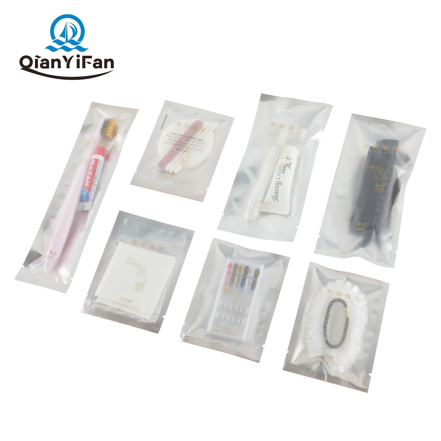 Factory Customized Five Star Hotel Logo Tooth Brush Toothpaste Set Disposable Dental Kit for Hotel