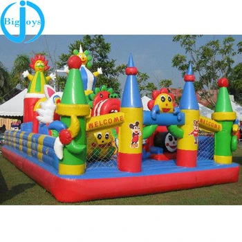 Sunny Fun Park Inflatable Amusement Park for Kids/Kids Inflatable Funcity for Sale/ Inflatable Game Slide for Sale