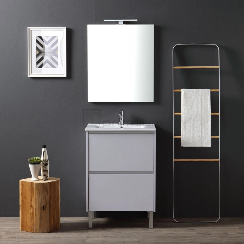 Wholesale Floor Standing MDF Bathroom Vanity Cabinet Floor Mounted Bathroom Furniture