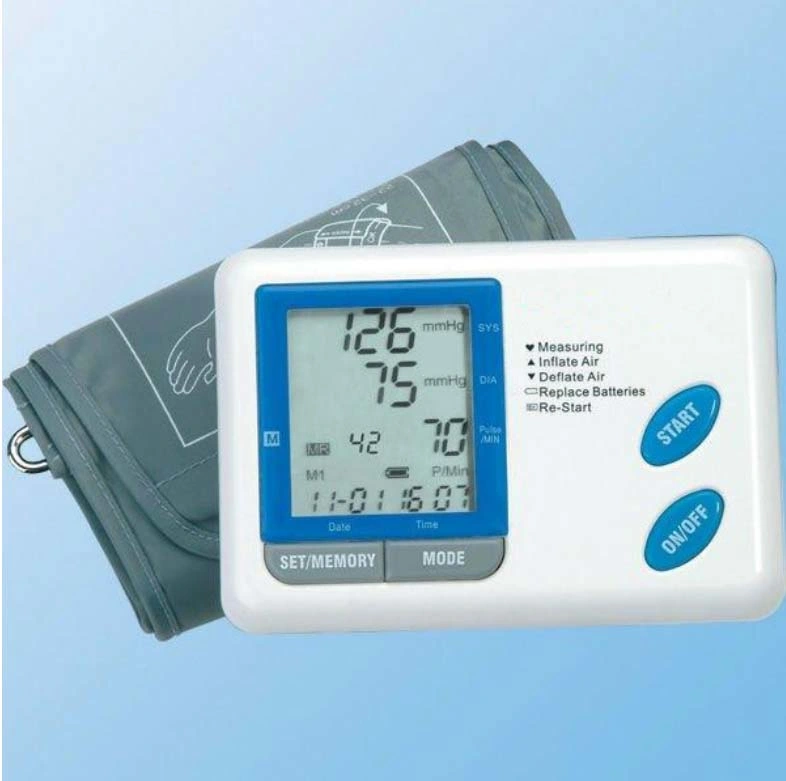 Economic Blood Pressure Gauge Arm Type Medical Monitor Automatic Smart Digital for Home and Hospital