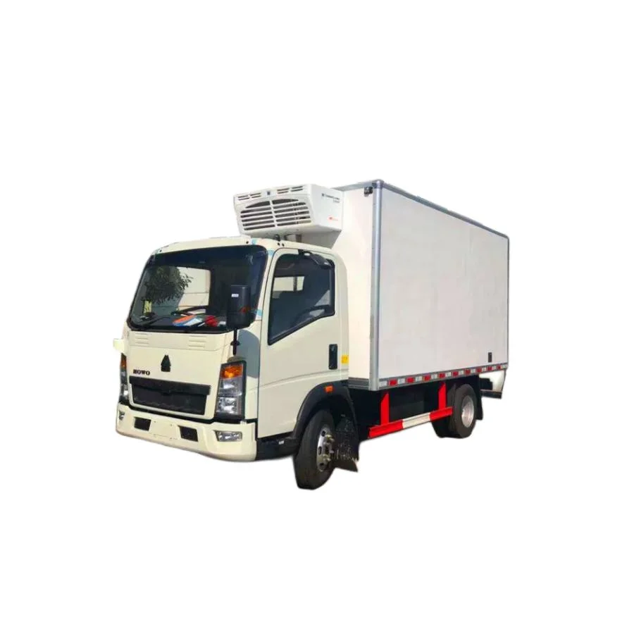 Mini Freezer Box Truck Sinotruk HOWO Refrigerator Box Truck Electric Box Truck