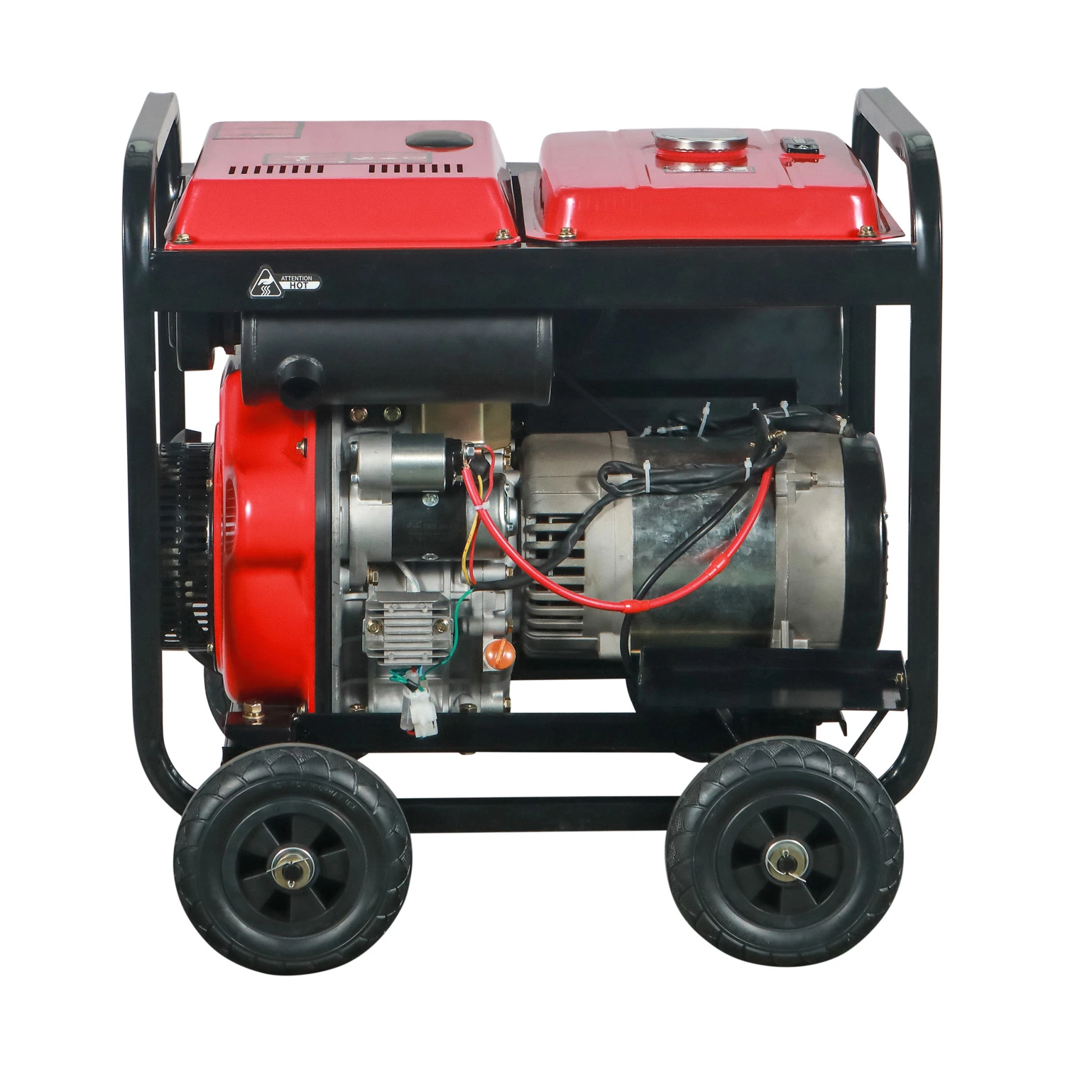 Motor diesel 3,8KW refrigerado por aire Generador de soldadura Diesel para Construcción