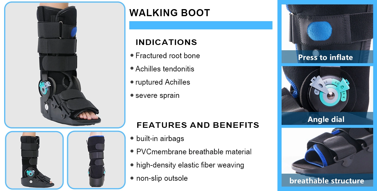 Medical Rehabilitation Shoes Post -Op Shoes Decompression Shoes for Forefoot Walker Brace