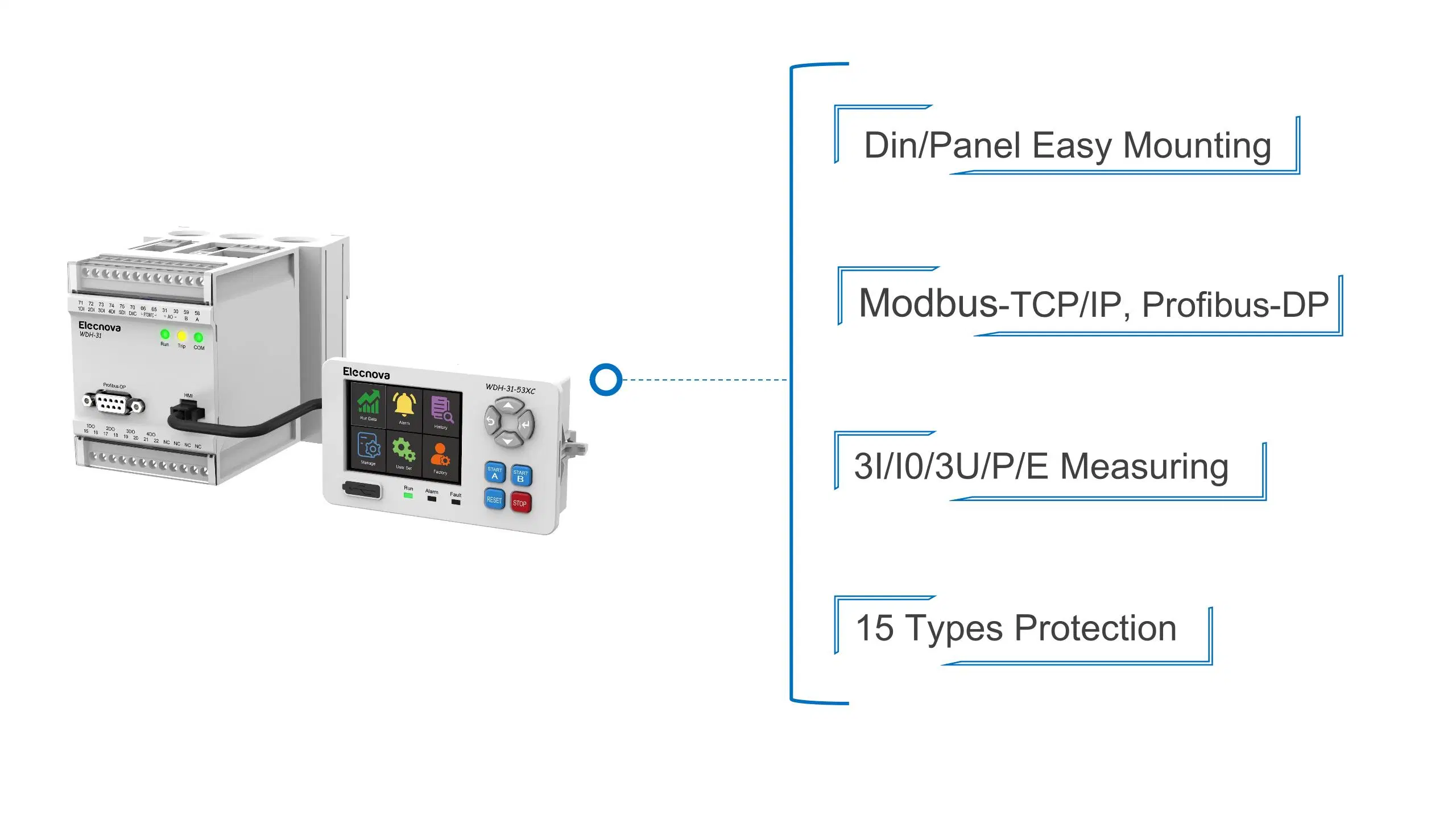 Hot Selling TFT-Display Reststrom Temperaturschutz intelligenter Motor Steuerung