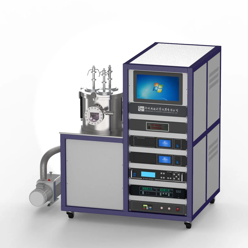 Lab Magnetron Sputtering Deposition System mit DC- und HF-Leistung Versorgung