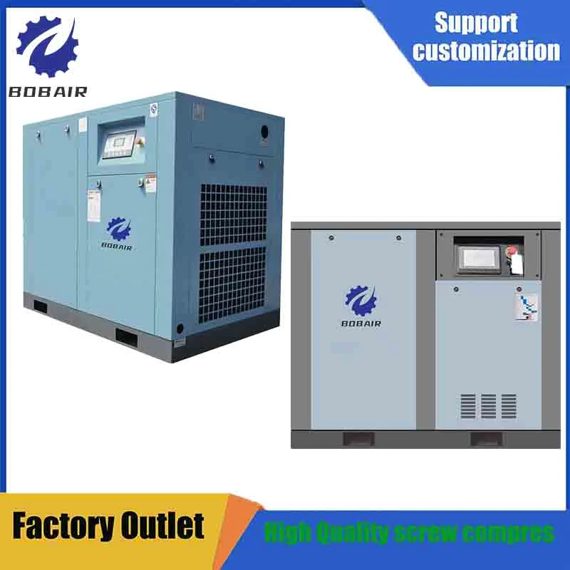 7.5 Kw 10HP Rotary Industrial Compressors 7-13 Bar Direct Drive Screw Air Compressor