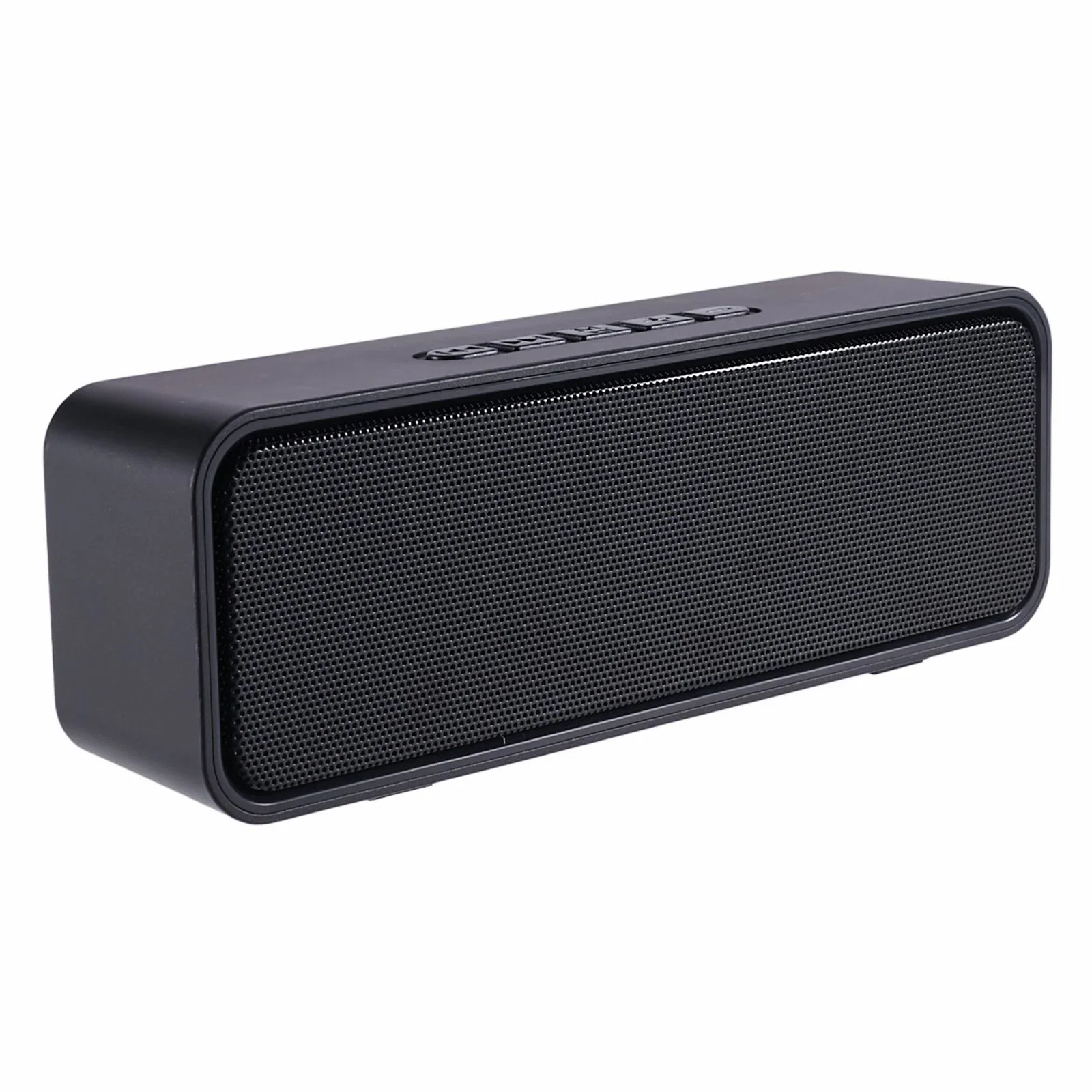 Altavoz multifunción Bluetooth para exteriores altavoz portátil TWS Soporte de radio FM, tarjeta TF - Negro