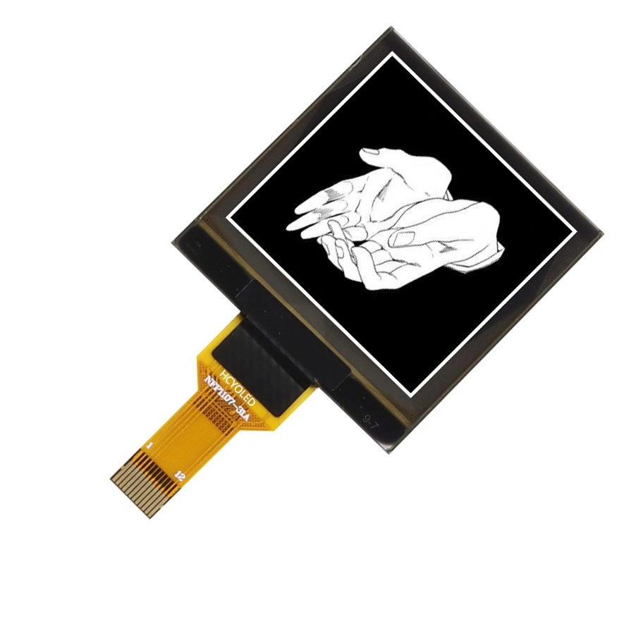 Pm-OLED Display: 1.5-Inch 128X128 White, Wide Temperature Range for Medical, Handheld Devices