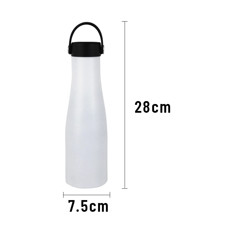 Dom de dupla camada de aço inoxidável isolado a capa do vaso potável Nonpareil garrafa de água 600ml Grau Alimentício isolada caneca de Água