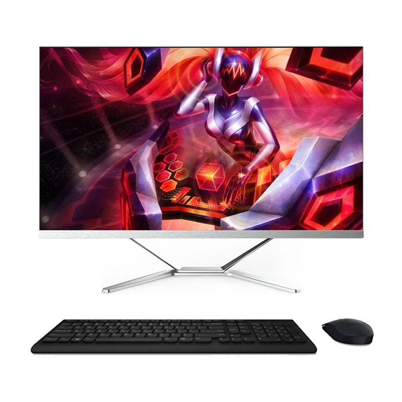 Gaming PC 21 Inch 24 Inch Space Saving Desktop PC All-in-One Game Computer Intel I5 I7 All-in-One Computer