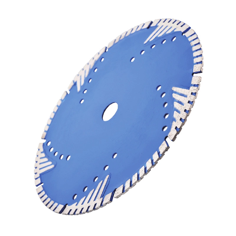 Sintered Hot Pressed Triangular Wave Gear Splitting Diamond Saw Blade for Tile Marble Granite