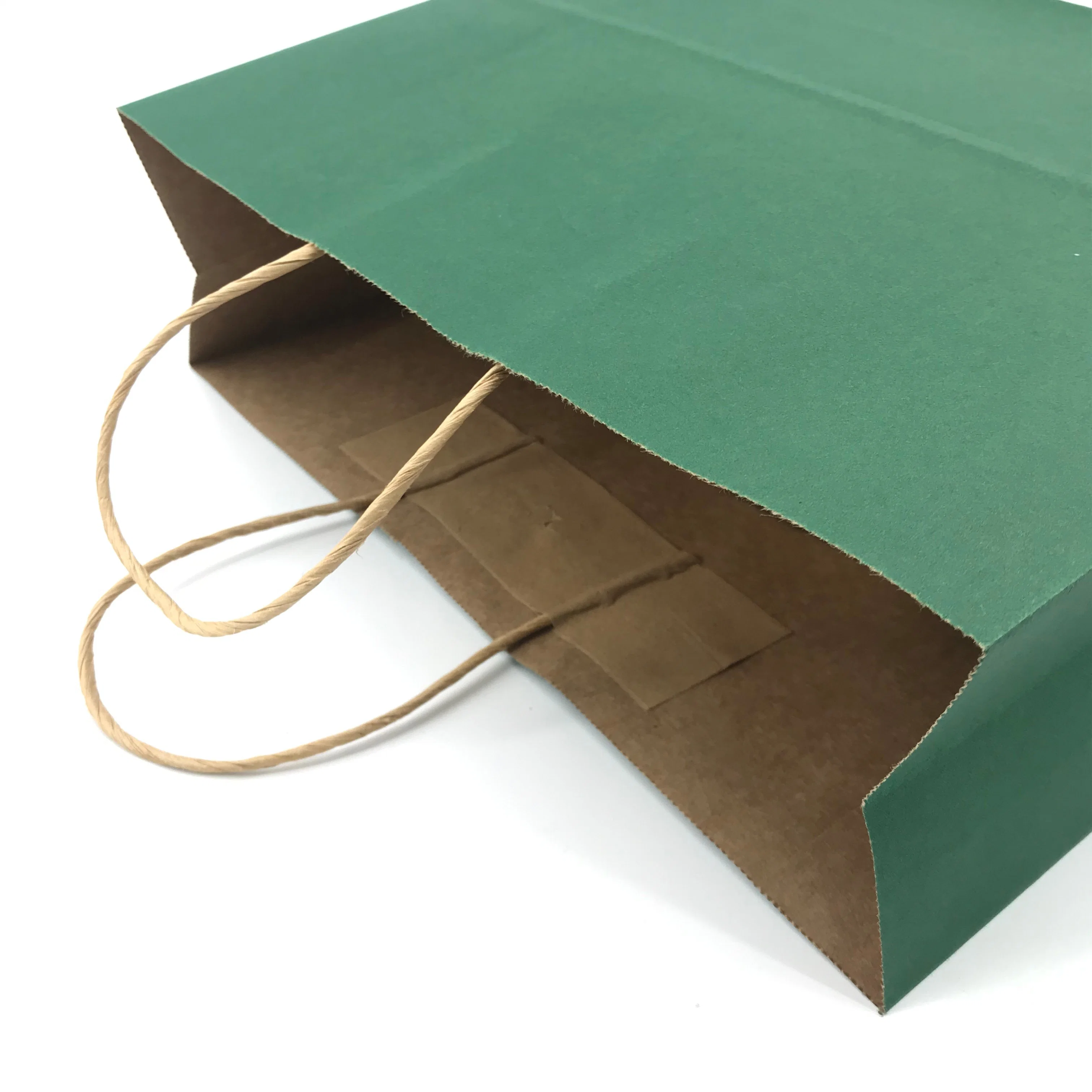 Plain Grocery Kraft Paper Clothing Bag Kraft Paper Food Packaging Bag From Chinese Factory