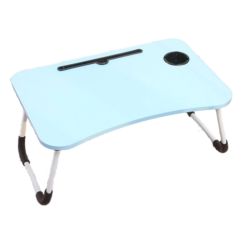 Portable Bed Laptop Stand Table with Phone Holder Pillow Cushion Anti Slip Stopper