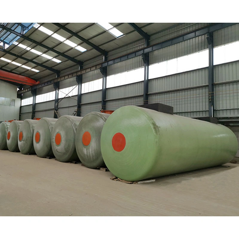 30m3 30000L Underground Buried Stainless Steel Fiberglass Sf Double Layer Petrol Oil Diesel Fuel Stank Price