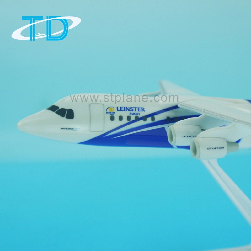 Plastic Aircraft Cityjet 39cm Bae146 Plane Model for Collection