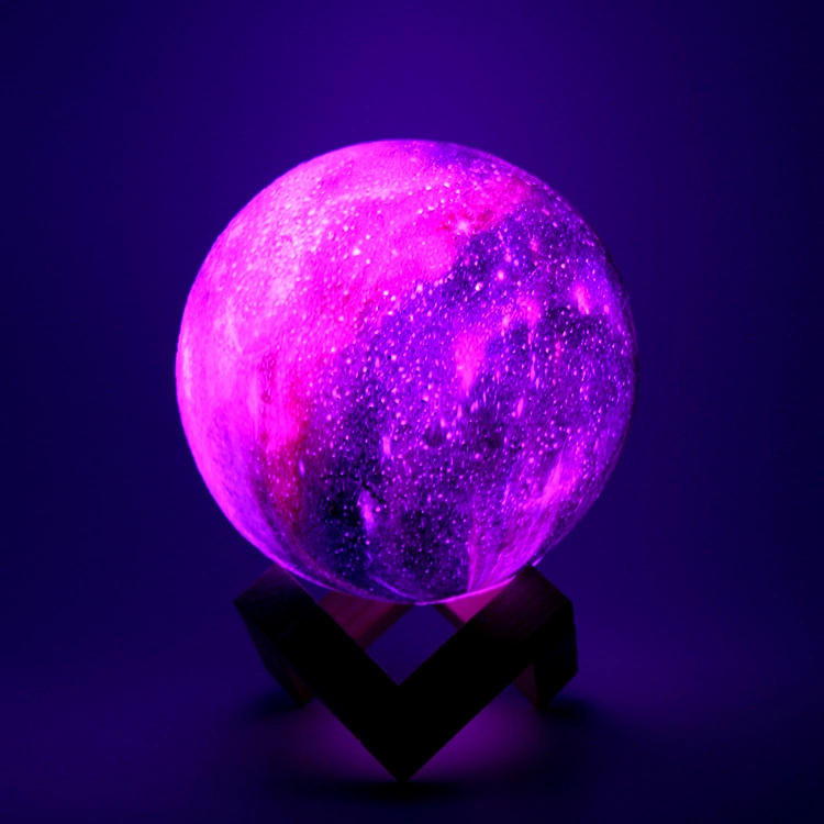 LED Moon Earth Light Lamp Desk Kids Night Light Galaxy Lamp Birthday