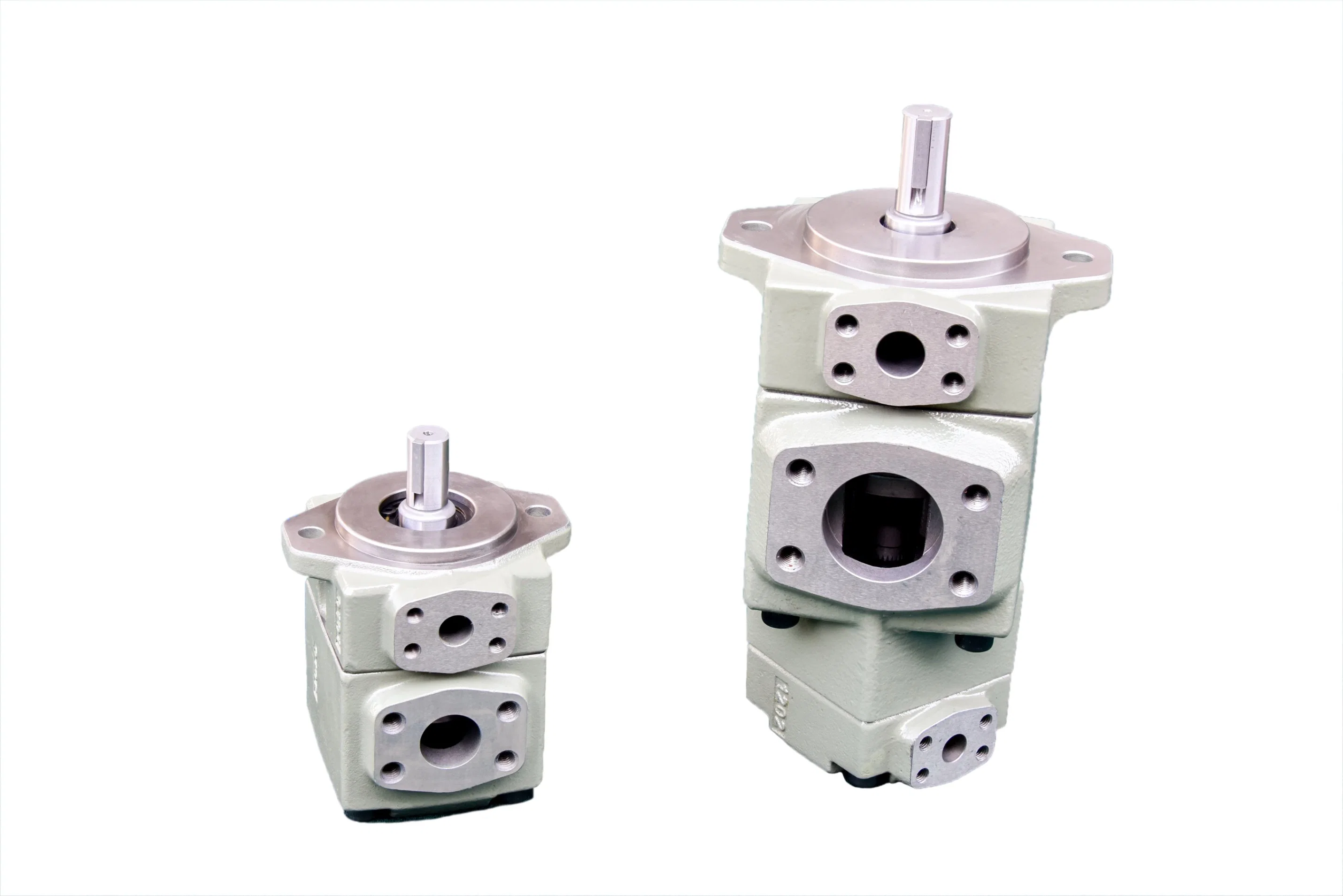 Two Stage PV2r21 PV2r31 PV2r32 Hydraulic Low Noise Single Double Rotary Sliding Variable Displacement Unbalanced Fixed Displacement Volt Vane Pump