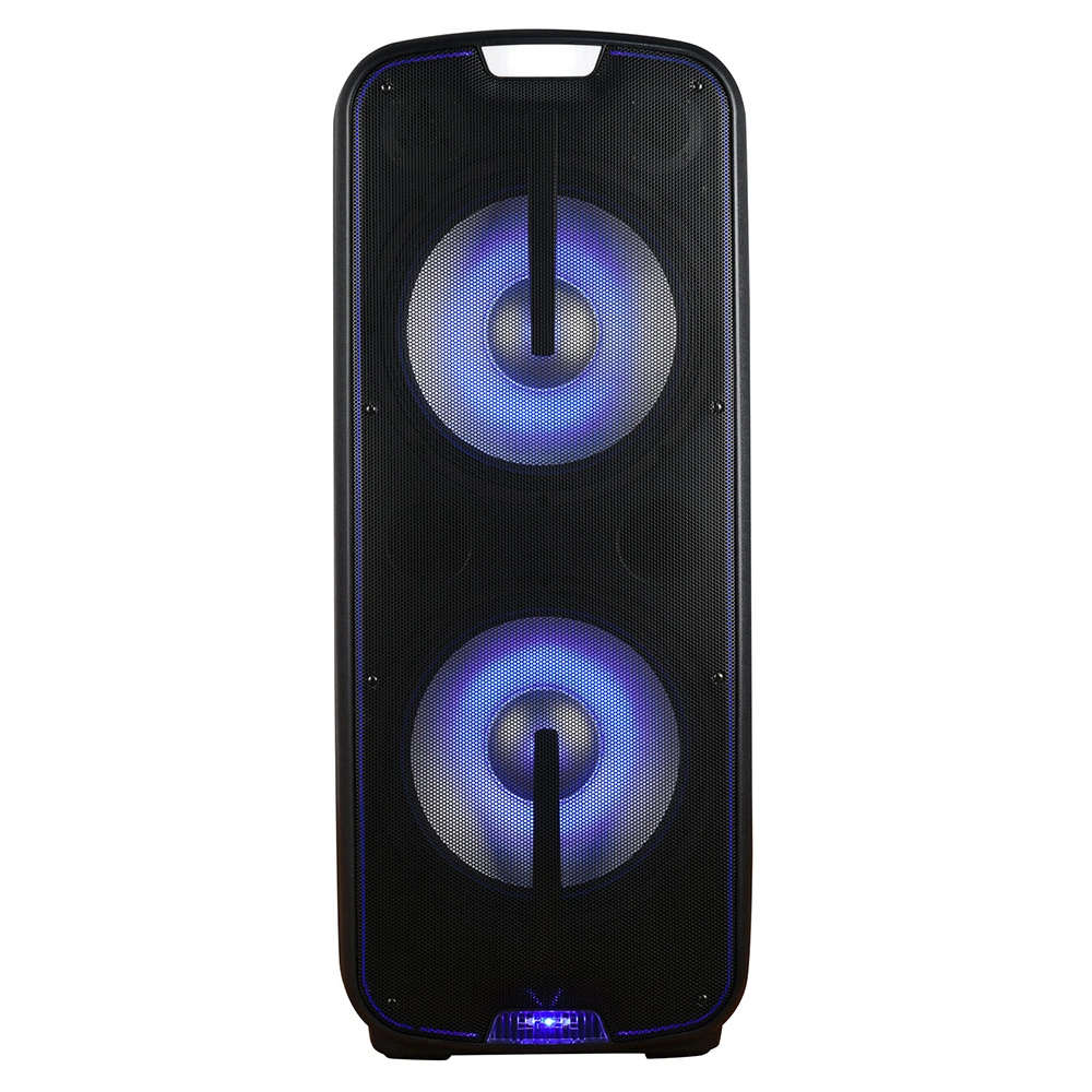 Altavoz portátil Altavoces Bluetooth Carrito 300W de 15 pulgadas de doble