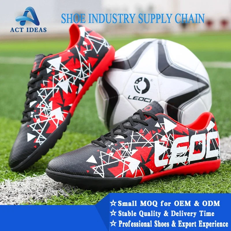 Bon marché de gros de chaussures de football, Soccer Cleats coupe basse, la mode des bottes de soccer pour les hommes Cr7 chaussures de football