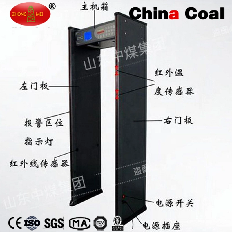 Public Area Used Pass-Through Body Temperature Detection Security Door