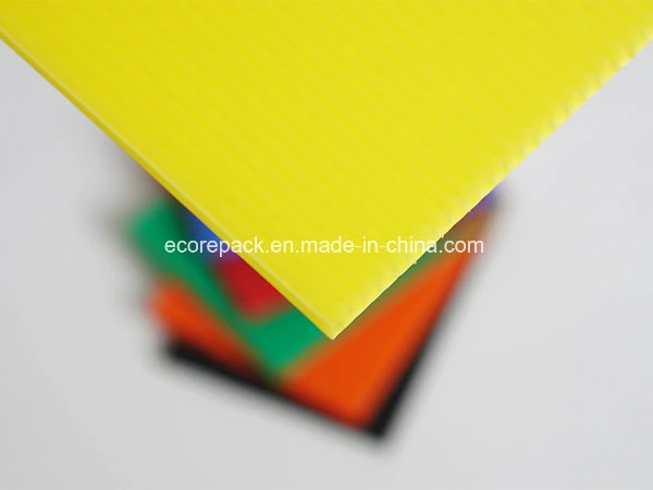 PP Hollow Corflute Sheet Corrugated Plastic Sheet for Adversting