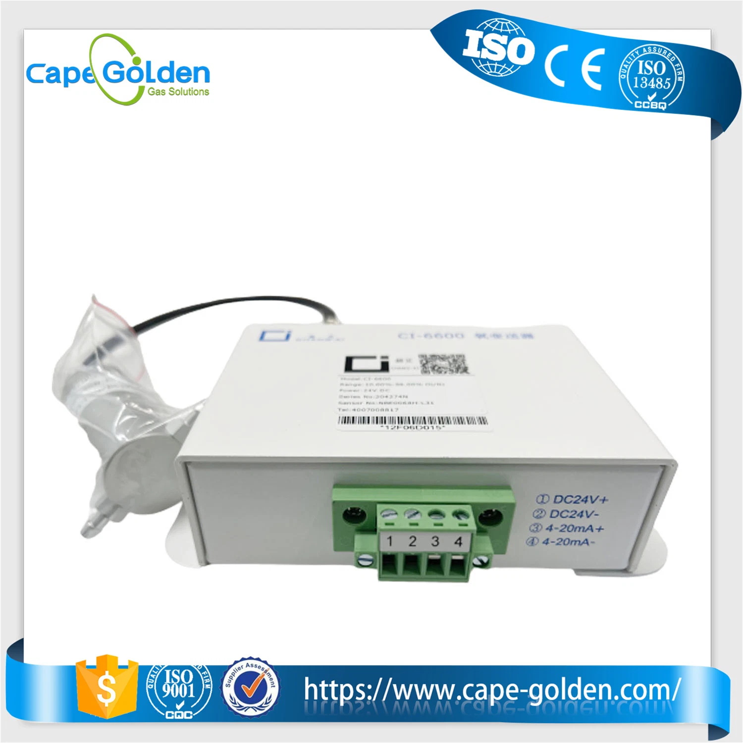 The Factory Price Online Infrared Environment Monitoring Oxygen Gas Analyzer for O2, N2, So2, Co, CO2, H2