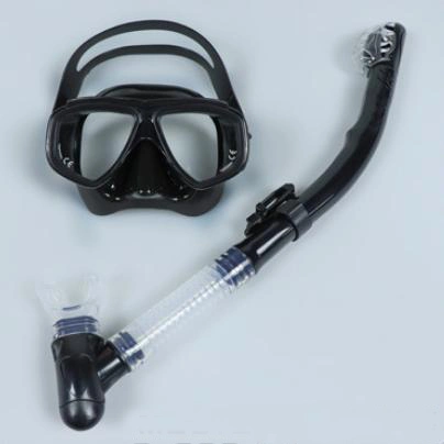 Snorkeling Gear with Dry Top Tube, Snorkeling Set with Anti-Fog Lens, Free Diving Mask, 120&deg; Wide View, Adjustable Strap,