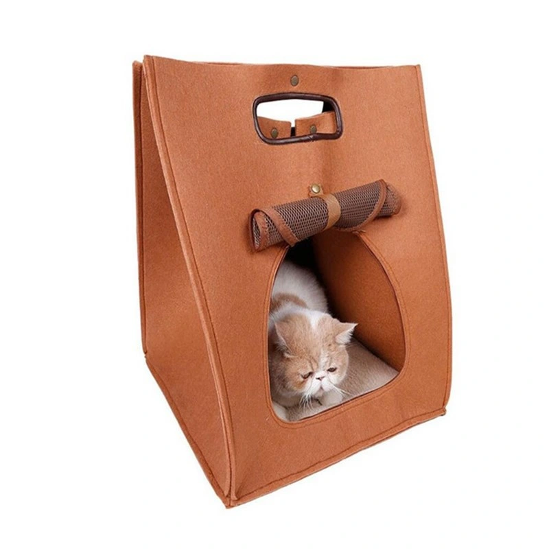 Foldable Warm Pet House with Logo