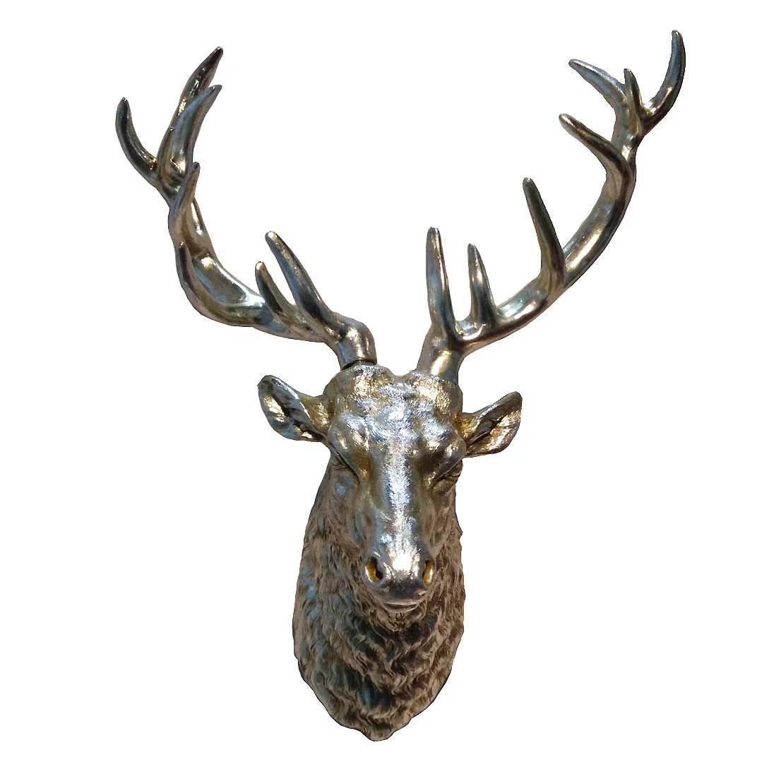 Resin Mini Antelope Head Indoor Decoration Wall Art