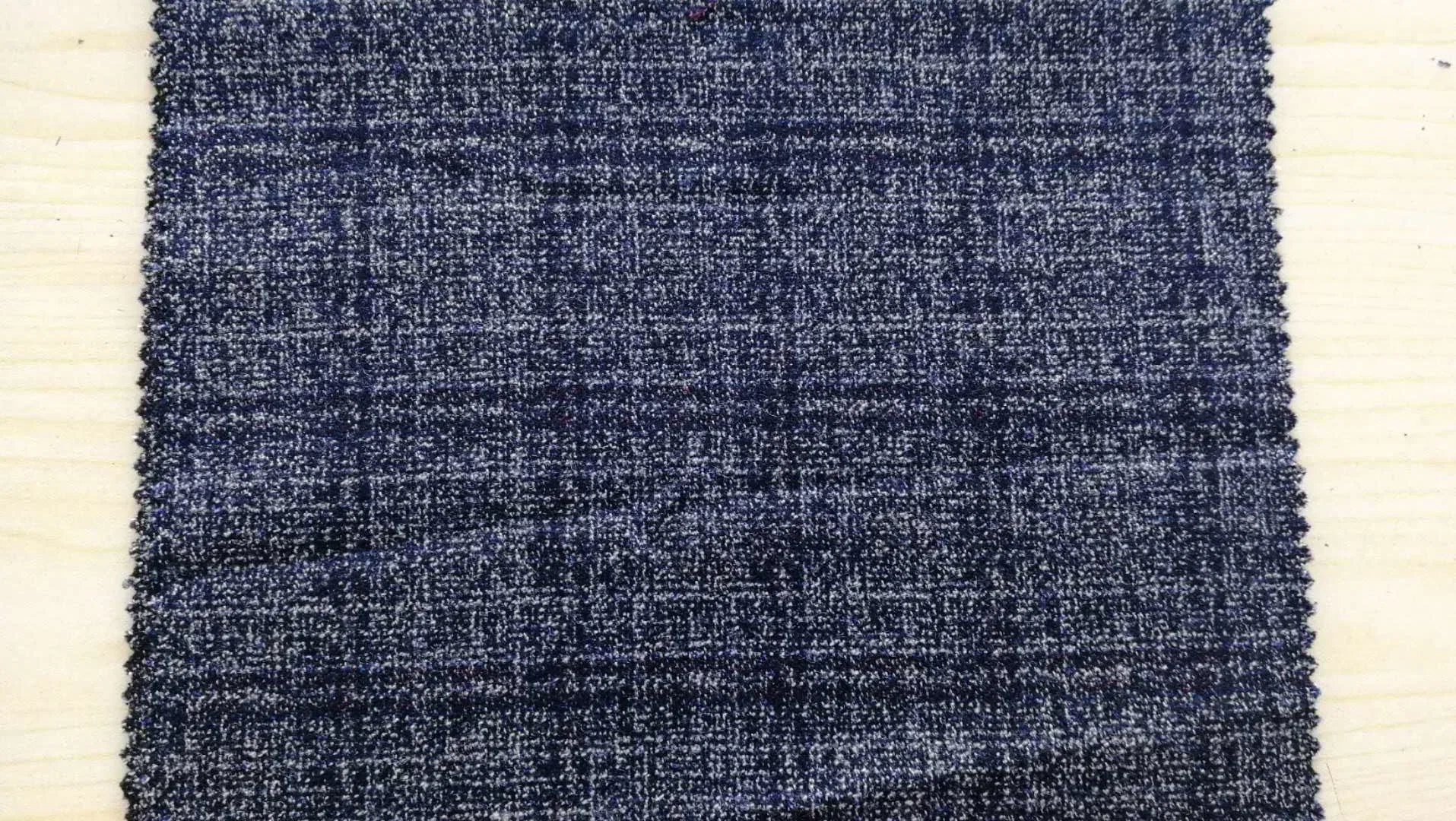 Cationic Viscose Stripe Fabric 80%Polyester 20% Rayon Jacquard Winter Suiting Fabric