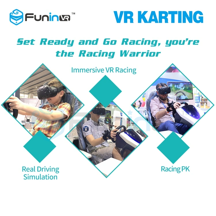 Vr Zone 9d Virtual Reality Arcade Simulator Karting Racing Game Machine