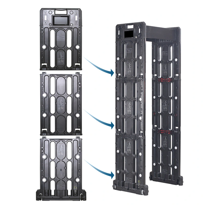 Touch Screen 24 Zones Mobile Remote Metal Detector Gate