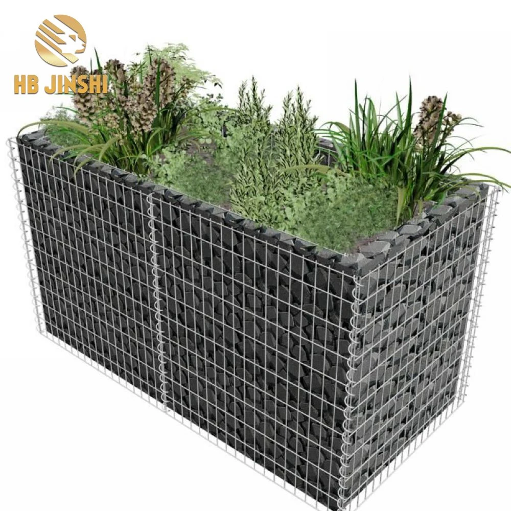 100 X 50 X 30 Cm Garden Stone Cage Flower Pot Gabion