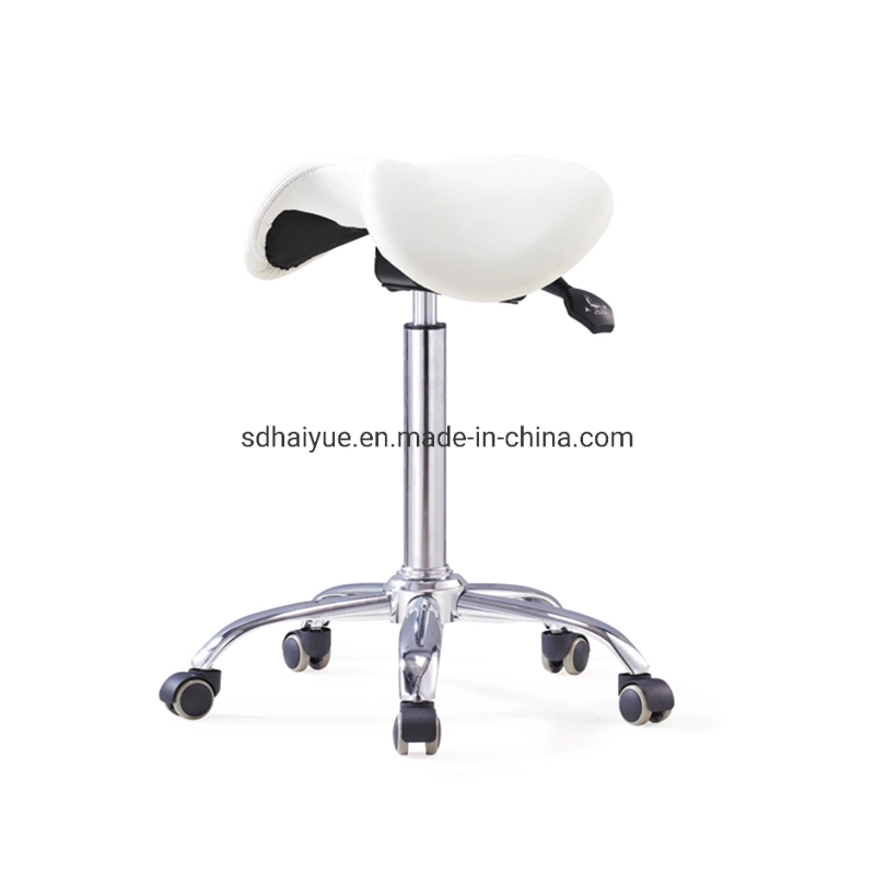 Height Adjustable Beauty Nail Salon Master Saddle Stool