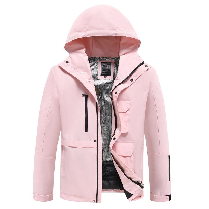 Зимняя куртка для лыж Женские мужчины водонепроницаемый ветрозащитный снегозащитный халат Зимняя Одежда