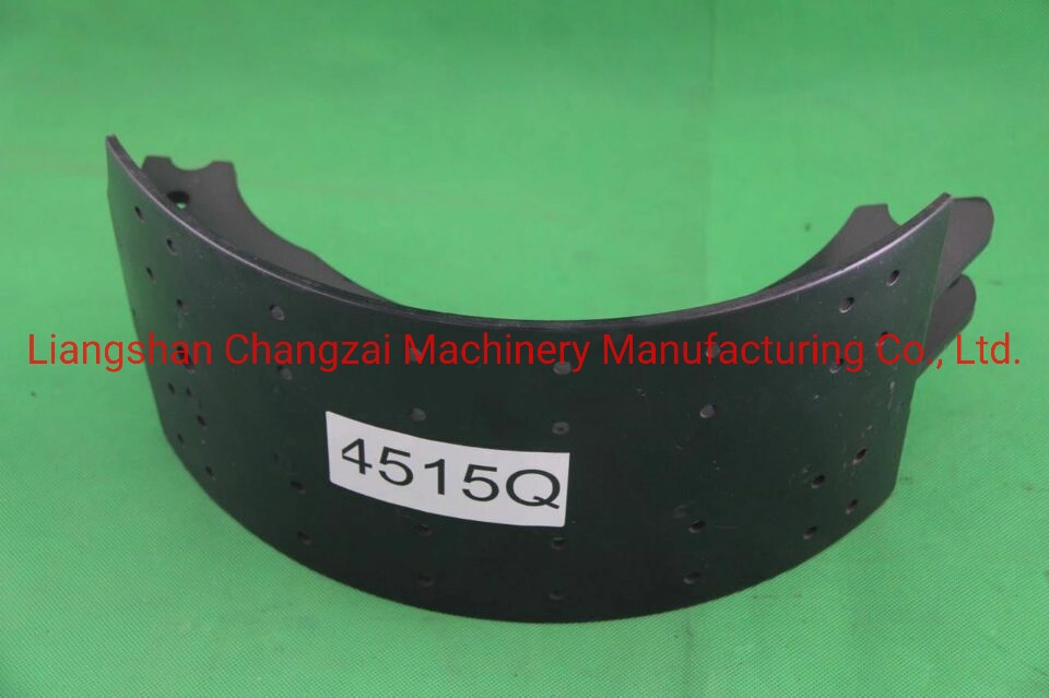 Heavy Duty Truck 4515q Brake Shoe Assembly with Non Asbestos Brake Lining