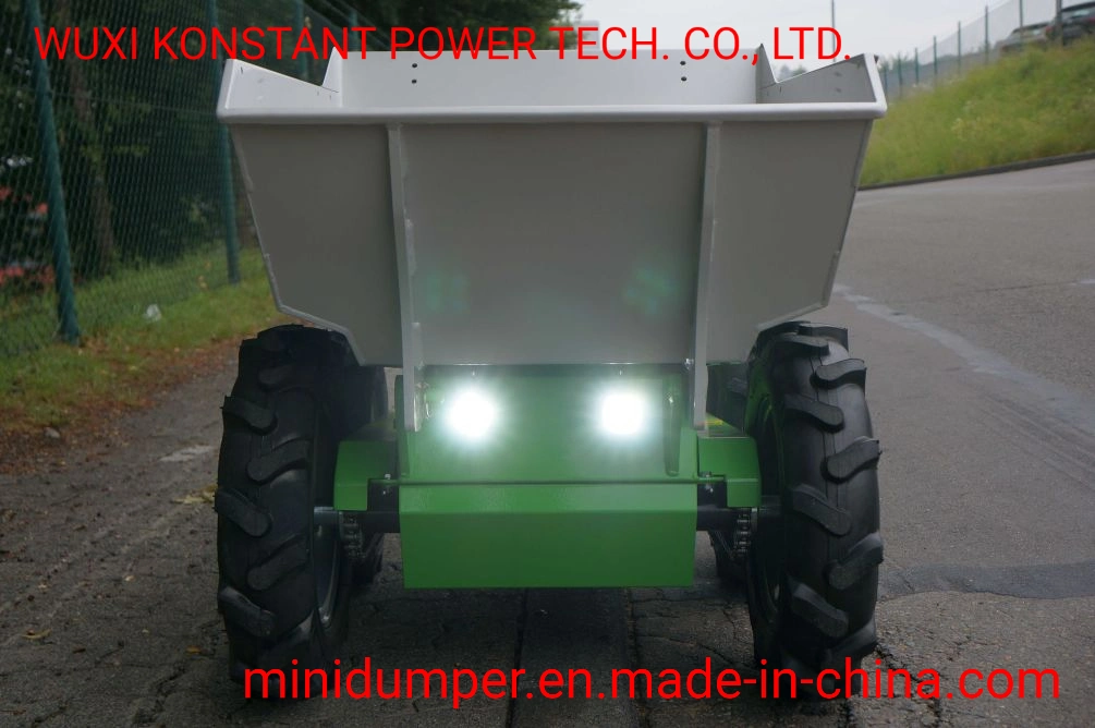 Electric Mini Dumper Kt-MD300e 300kg Loading for Building Construction Use