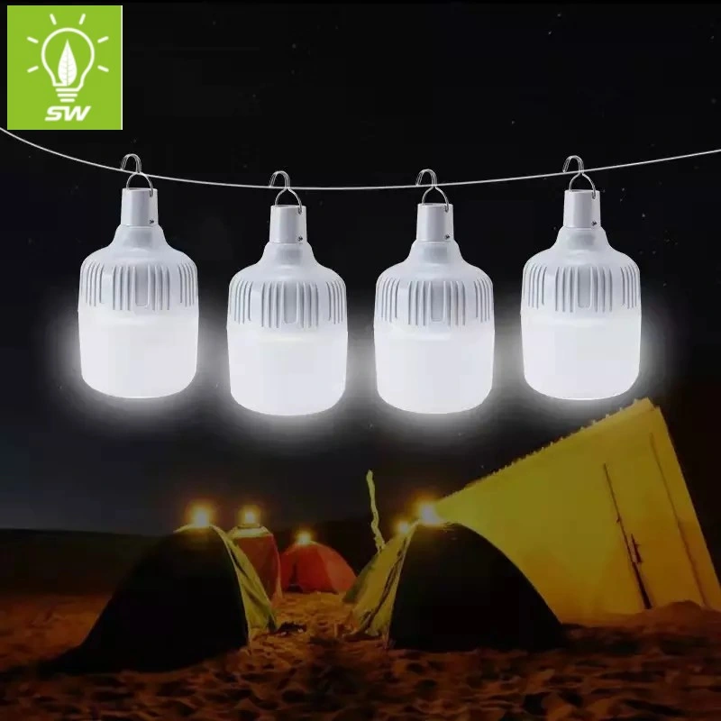 Wholesale/Supplier Price T Shape Bulb Home Lighting 20W 30W 40W 50W Rechargeable Lamp 6500K LED Emergency Light with Battery