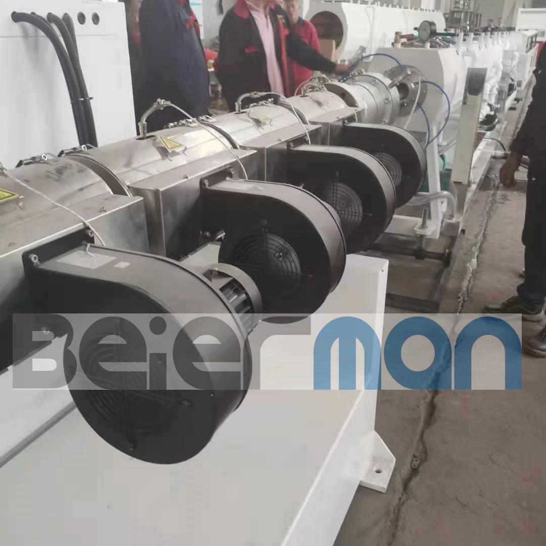 SDR17 Pressure Degree HDPE Water Supply 63mm-110mm Pipe Single Screw Extrusion Production Line PE80 Raw Material