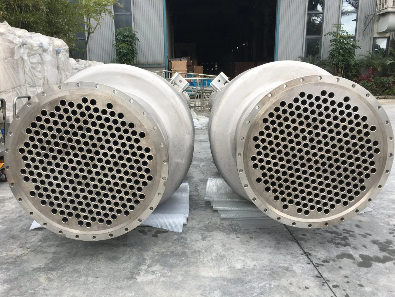 Sea Water Titanium Evaporator Shell & Tube Heat Exchanger for Saltwater