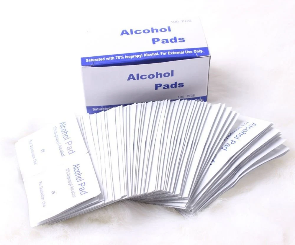 Disposable Medical Use Top Ranked Alcohol Pre-Moistened Soft Alcohol Swab Pad