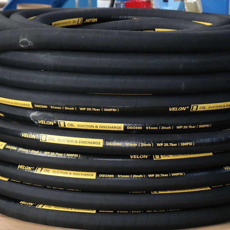 Long Service Construction Used Concrete Pump Rubber Hose for Truck with Fittings