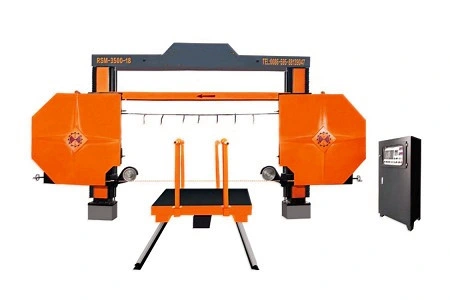 Block Stone Diamond Cutting Granite Multi Wire Saw Machine