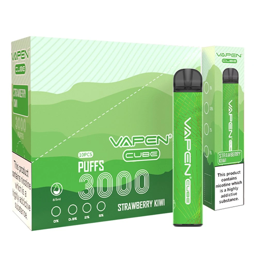 Authentic 3000 Puffs Vapen Cube Disposable/Chargeable Vape Puff XXL Bar Electronic Cigarette Wholesale/Supplier Vapes Spanish Edition 3000puff