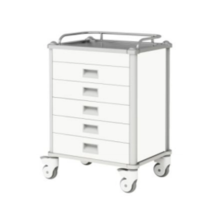 Medical Operating Room Stainless Steel Trolley Medical Laboratory File Storage Vehicle Metal Furniture Stainless Steel Hospital Medical Trolley Cart