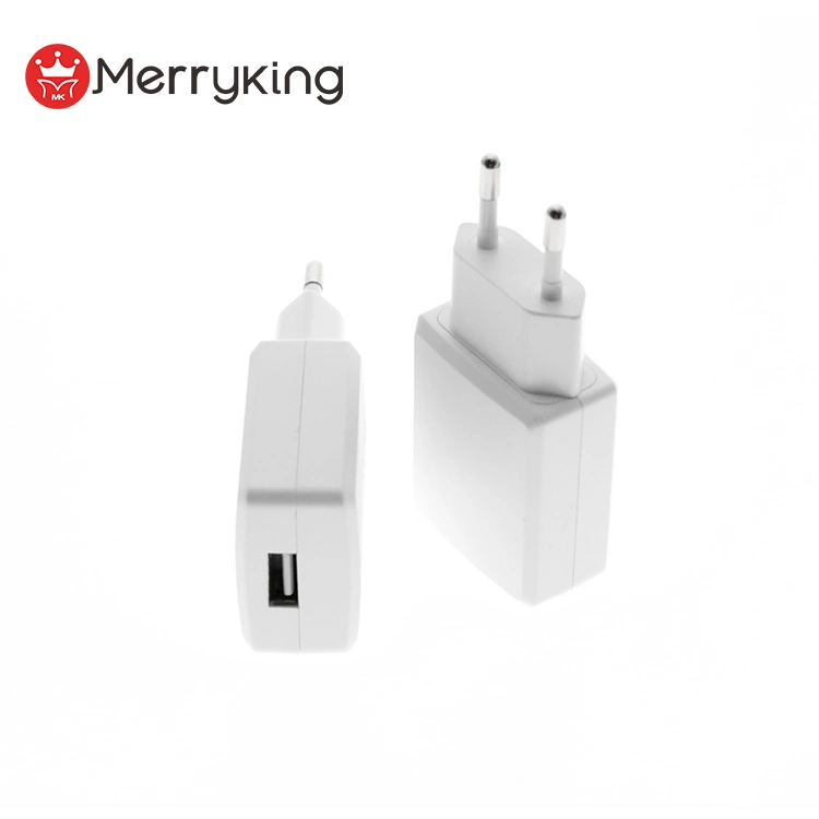 AC DC Adaptor 5V 1.2A 6W DC White USB Wall Charger with CE GS RoHS Certificates