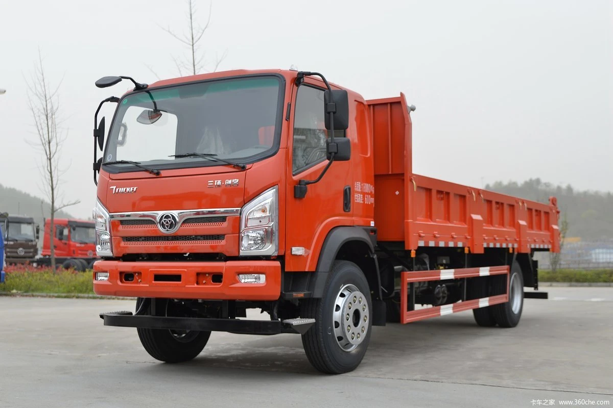 Euro5 T3 Light Duty Tipper Truck 160HP 4X2 6.7m Dump Truck